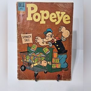 Vintage Popeye comic book July-September 1962